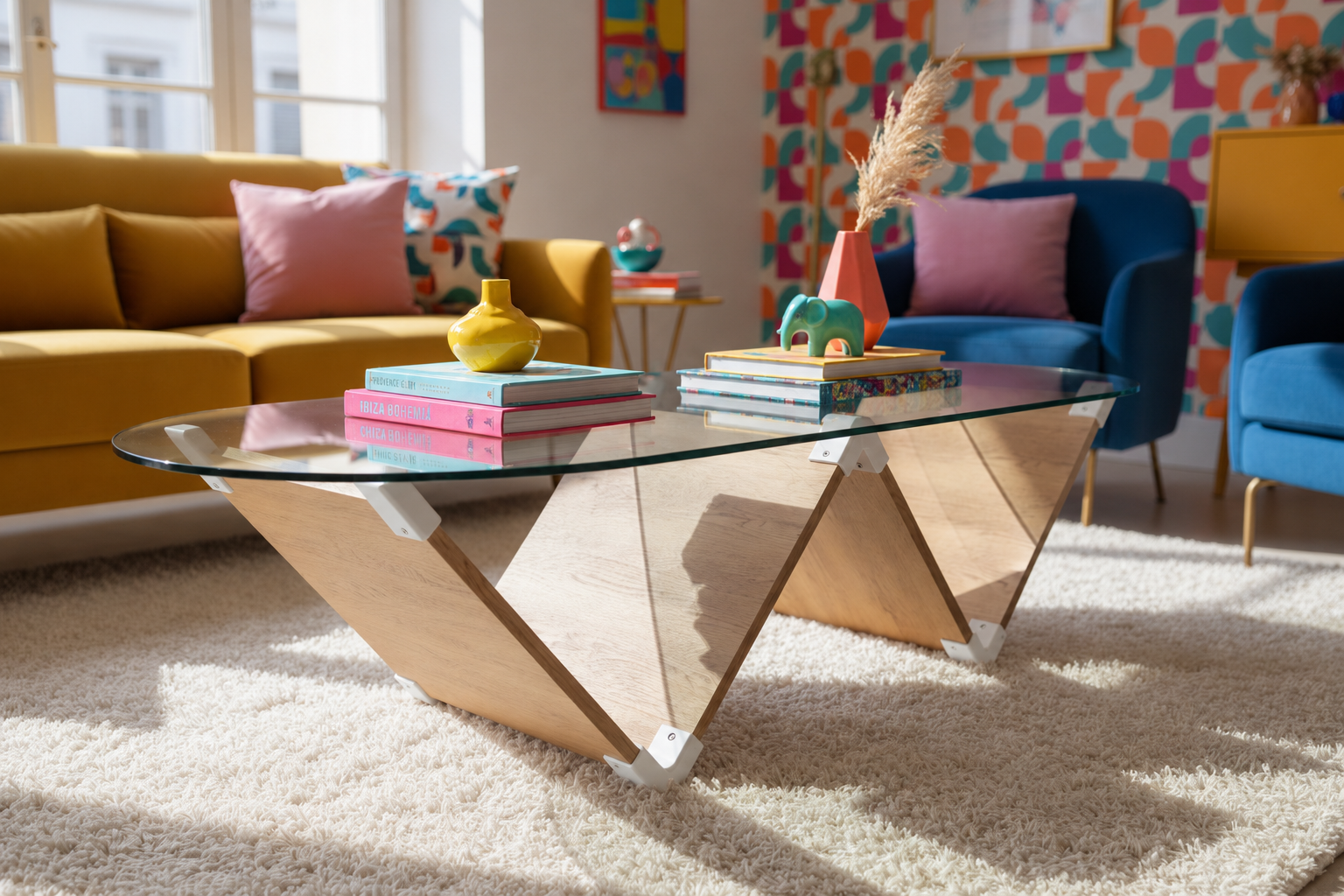 MESA DE CENTRO ZIGZAG