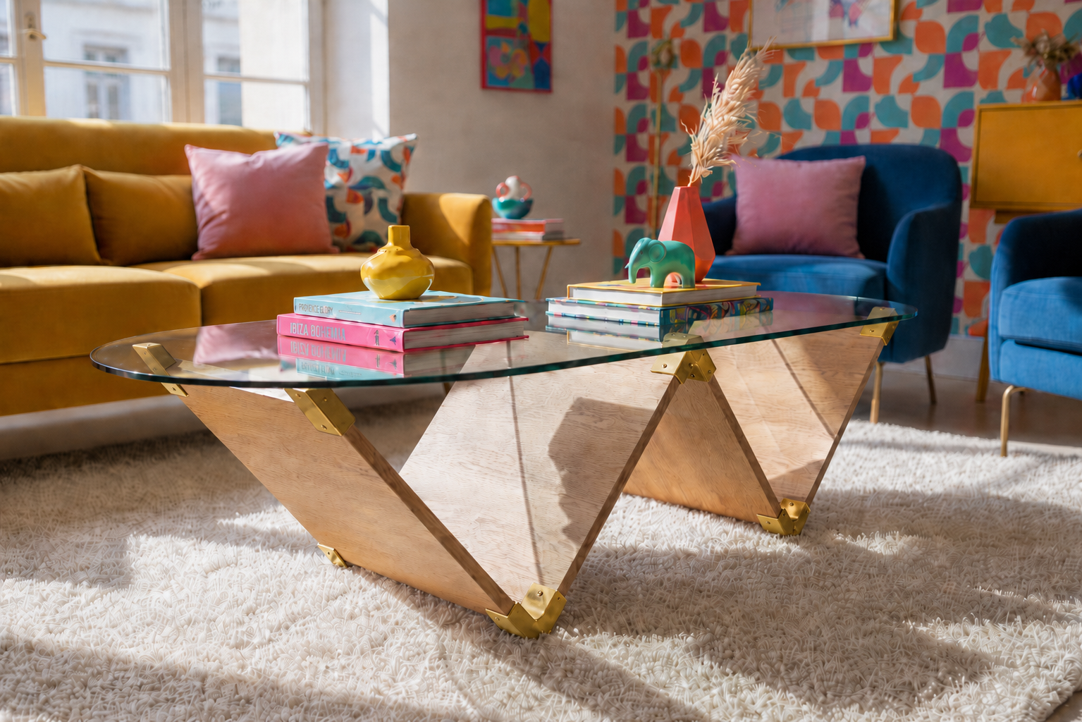 MESA DE CENTRO ZIGZAG